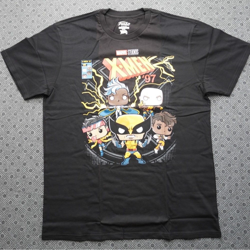 Funko X-Men 97 Marvel Collector Corps T-Shirt Size Large - Chibi Style - New
